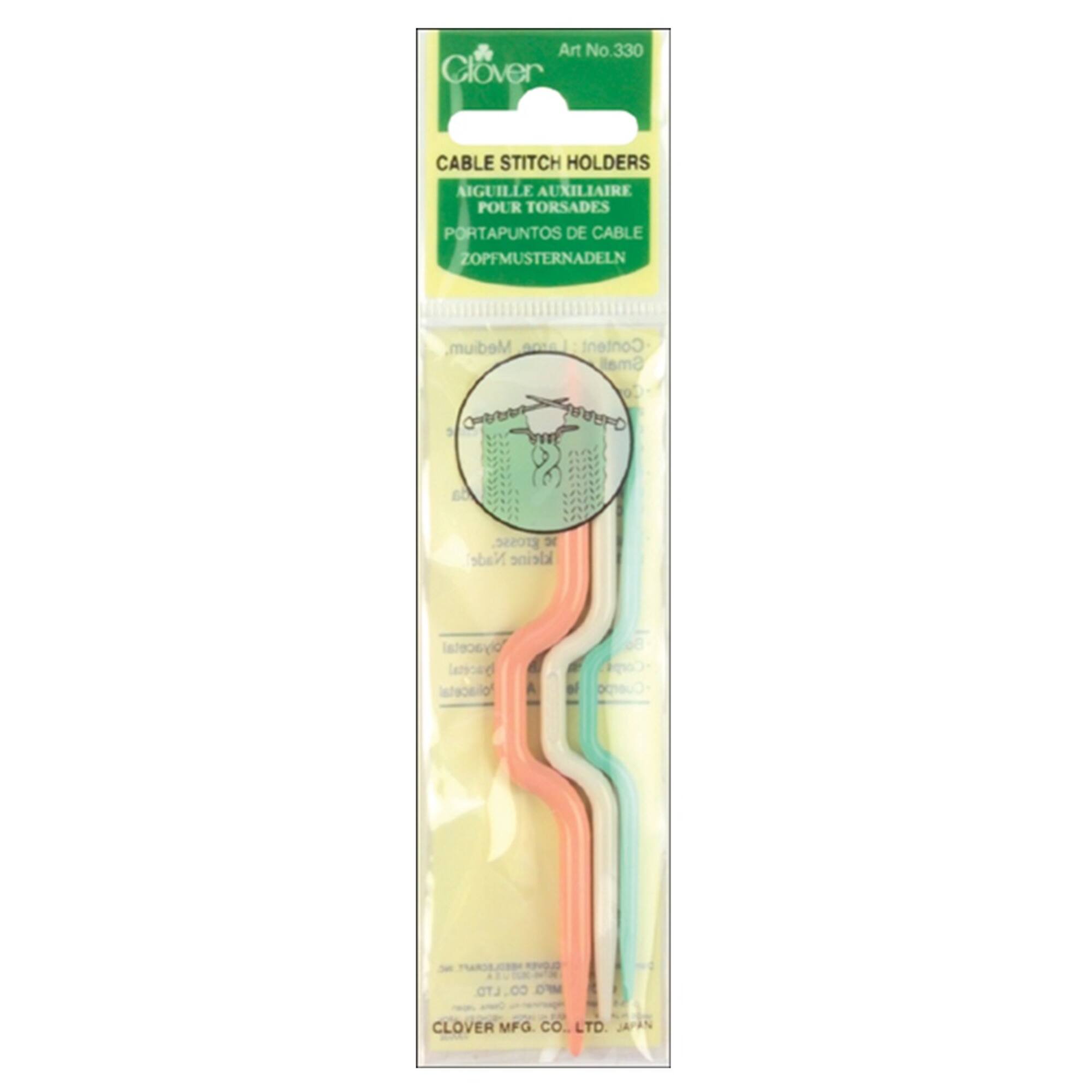 Clover 3.5" Cable Stitch Holder Set